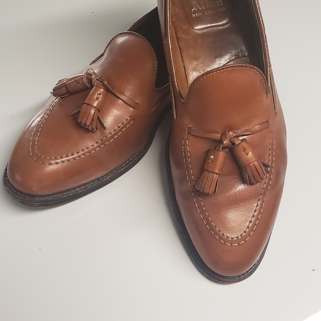 Alden Brown Tassle Loafers 11 B/D